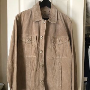 Large men’s leather jacket